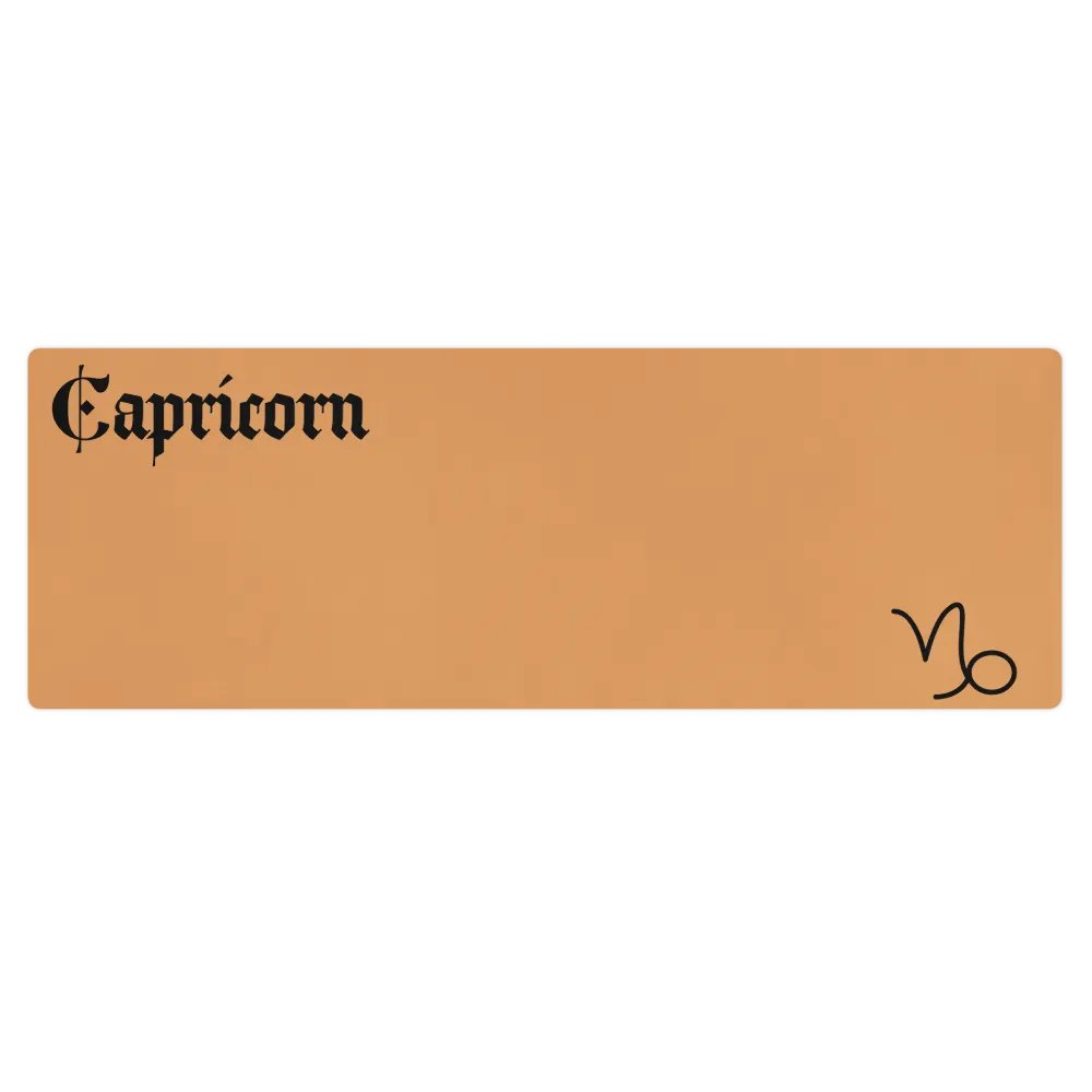 Capricorn Zodiac Yoga Mat product image (1)