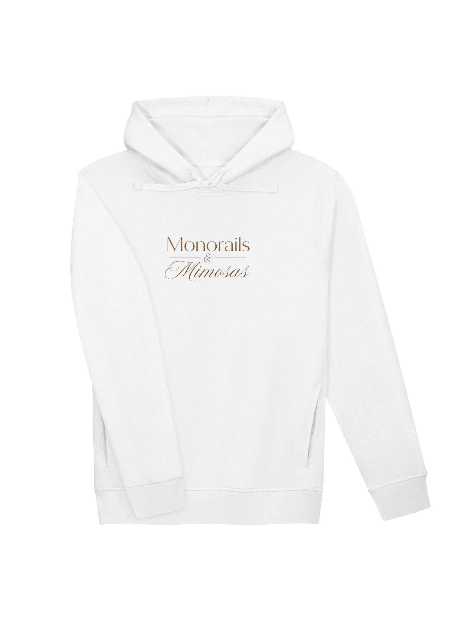Monorails & Mimosas Hoodie White product image (3)