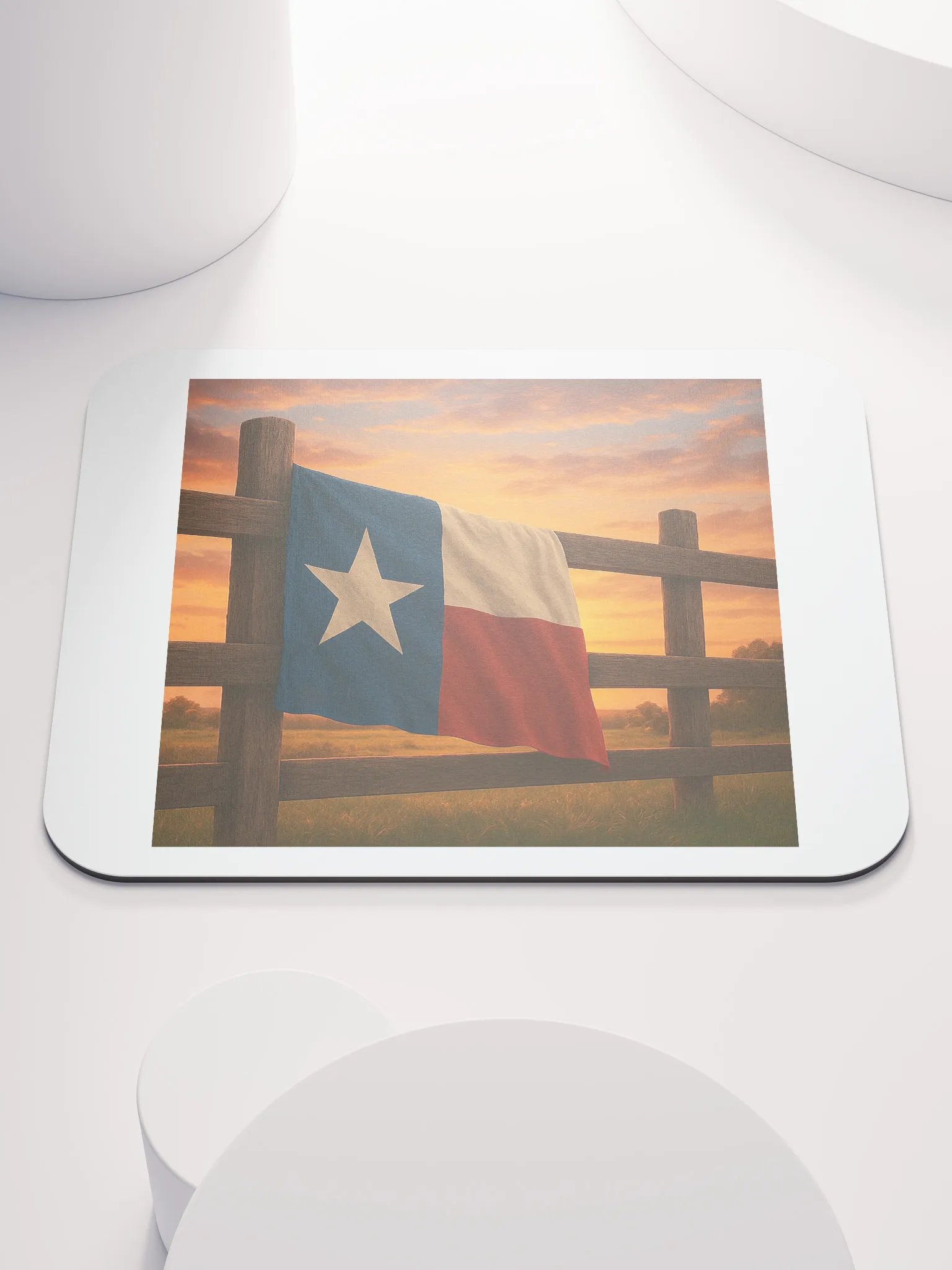 Sunset Over Texas Mouse Pad product image (2)