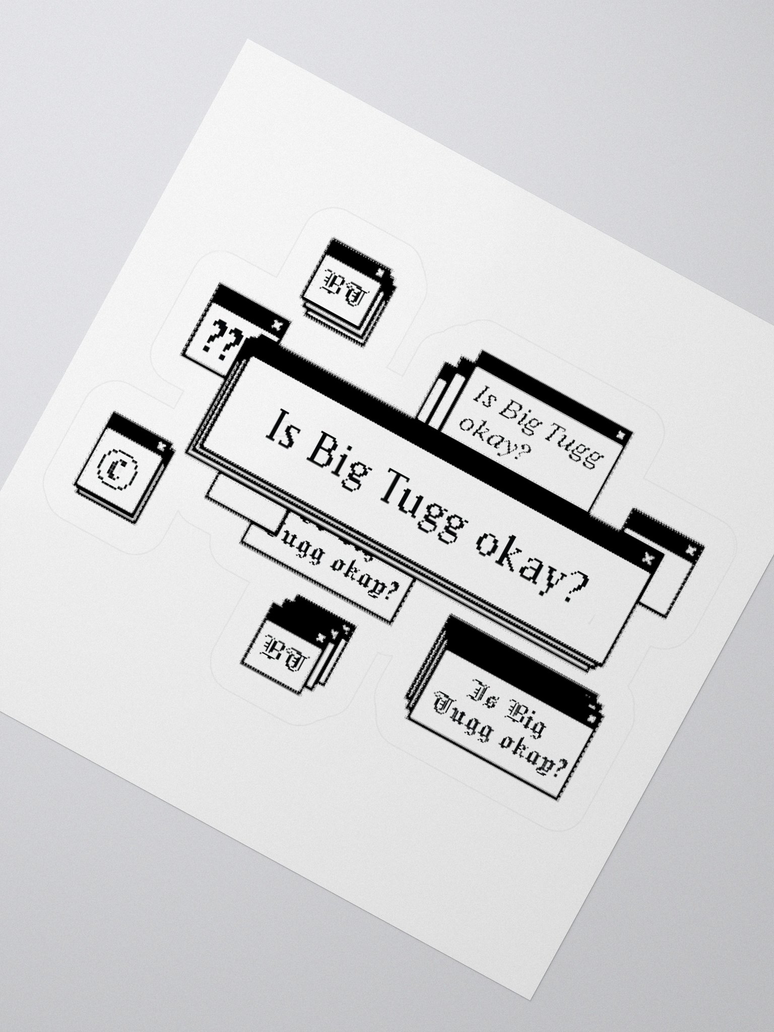 Is Big Tugg Okay Sticker product image (2)