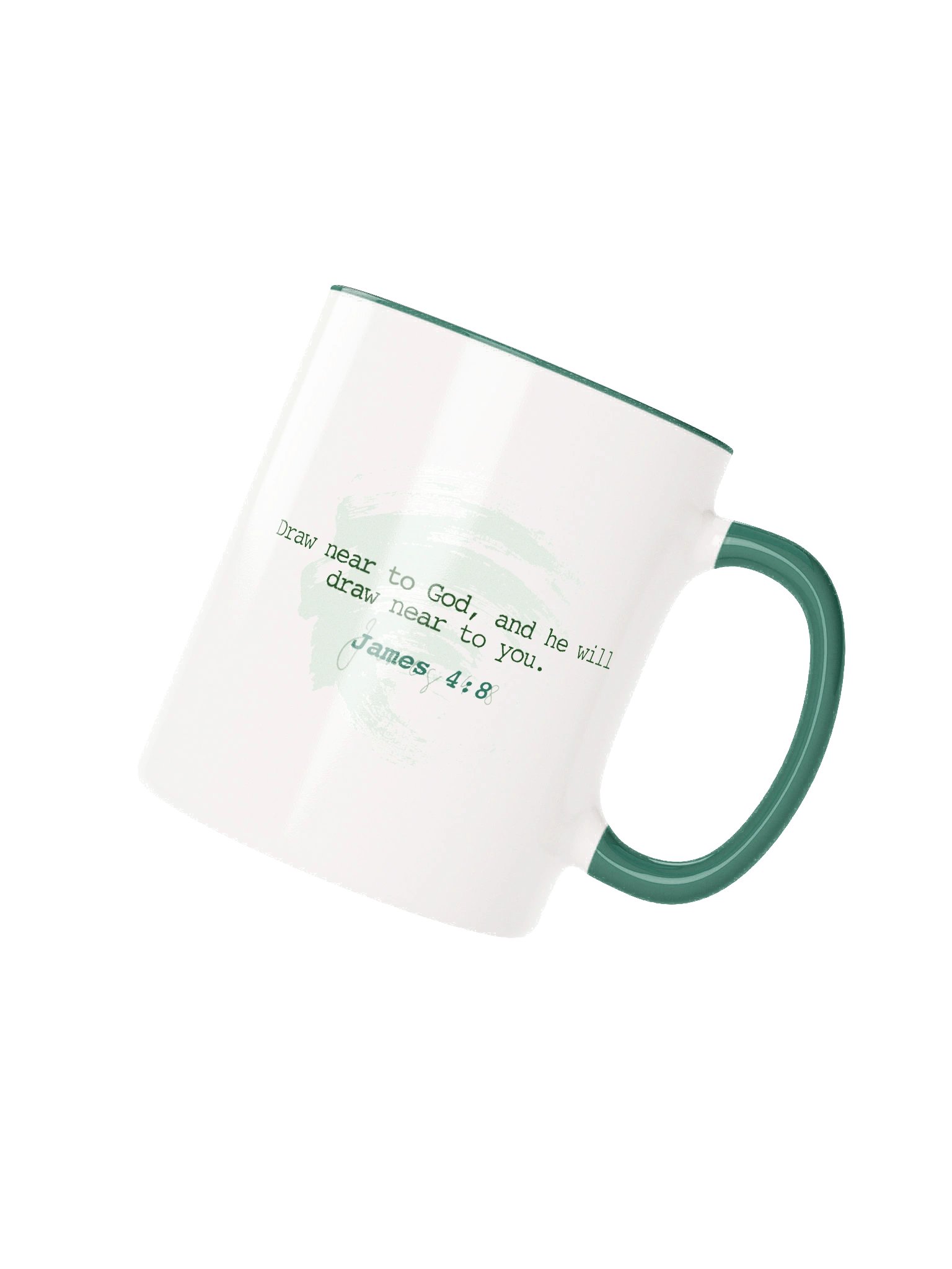 Draw Near - White/Green Mug product image (3)