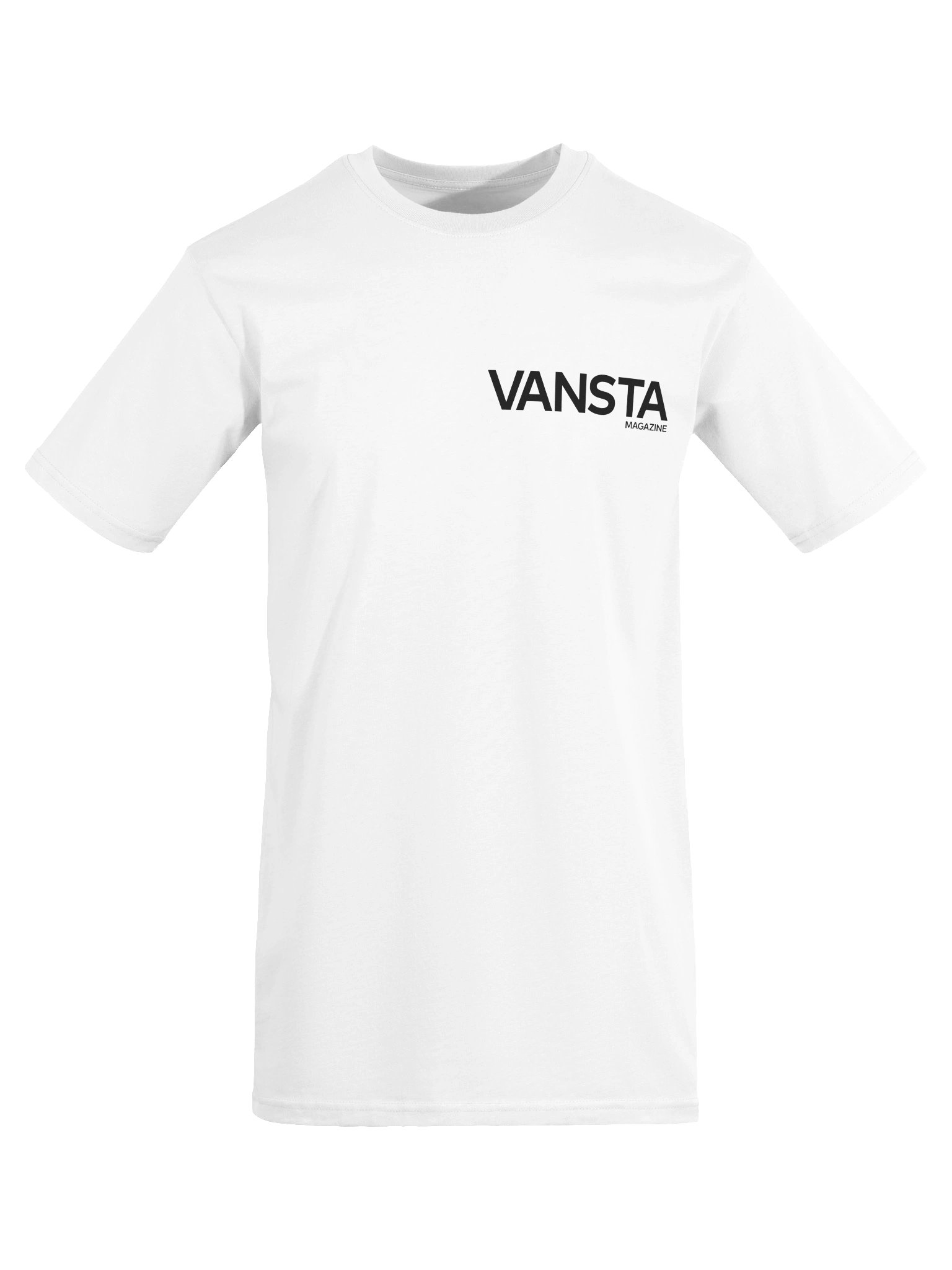 VANSTA Heavyweight Tee · White w/ Black Logo product image (3)