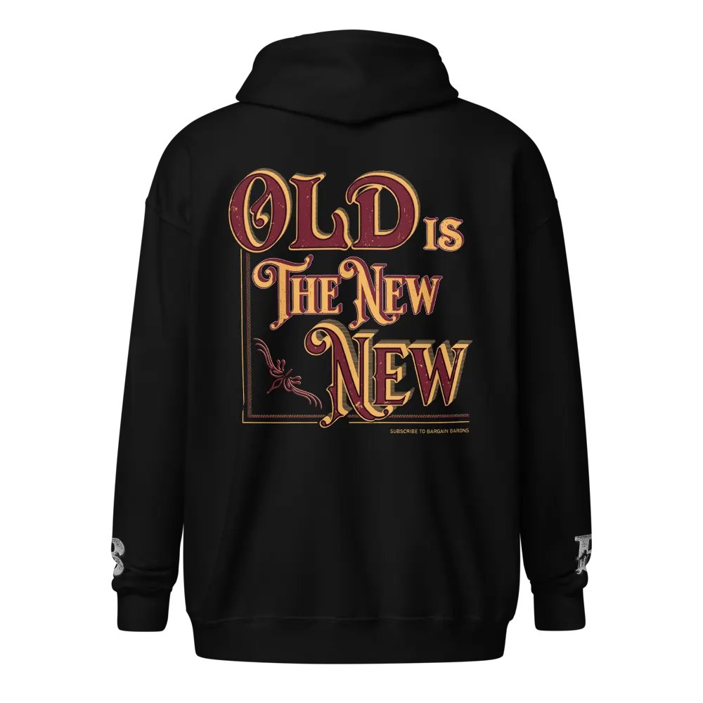 OLD IS THE NEW NEW (Zipper Hoodie) product image (2)