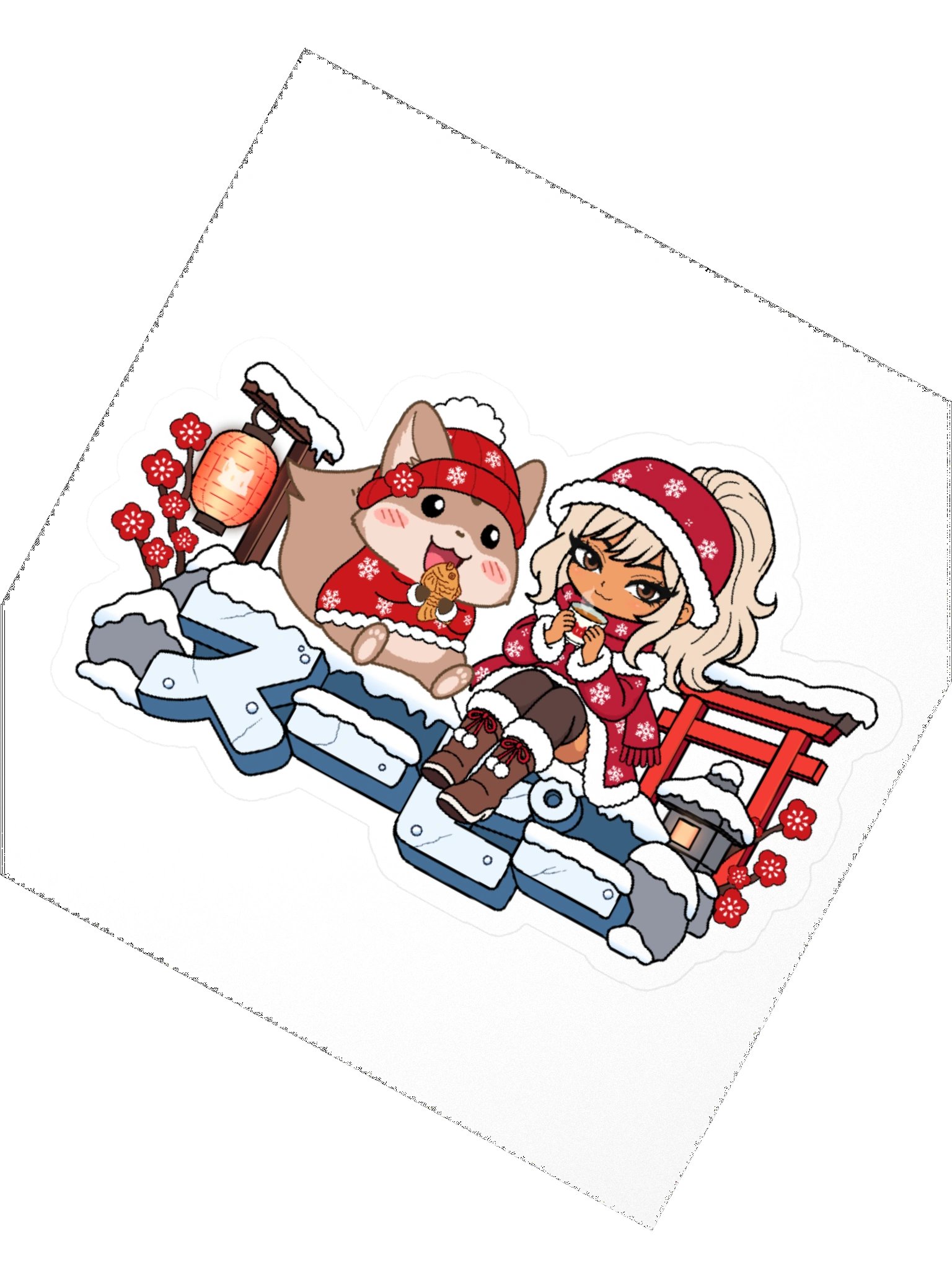 Soupy's & Momo's Fuyu Yasumi Sticker product image (2)