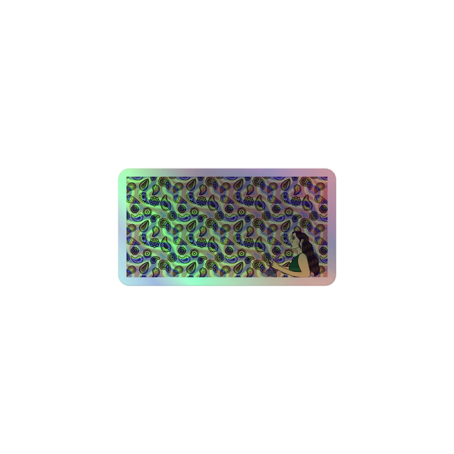 Trippy Sticker With Fem product image (1)
