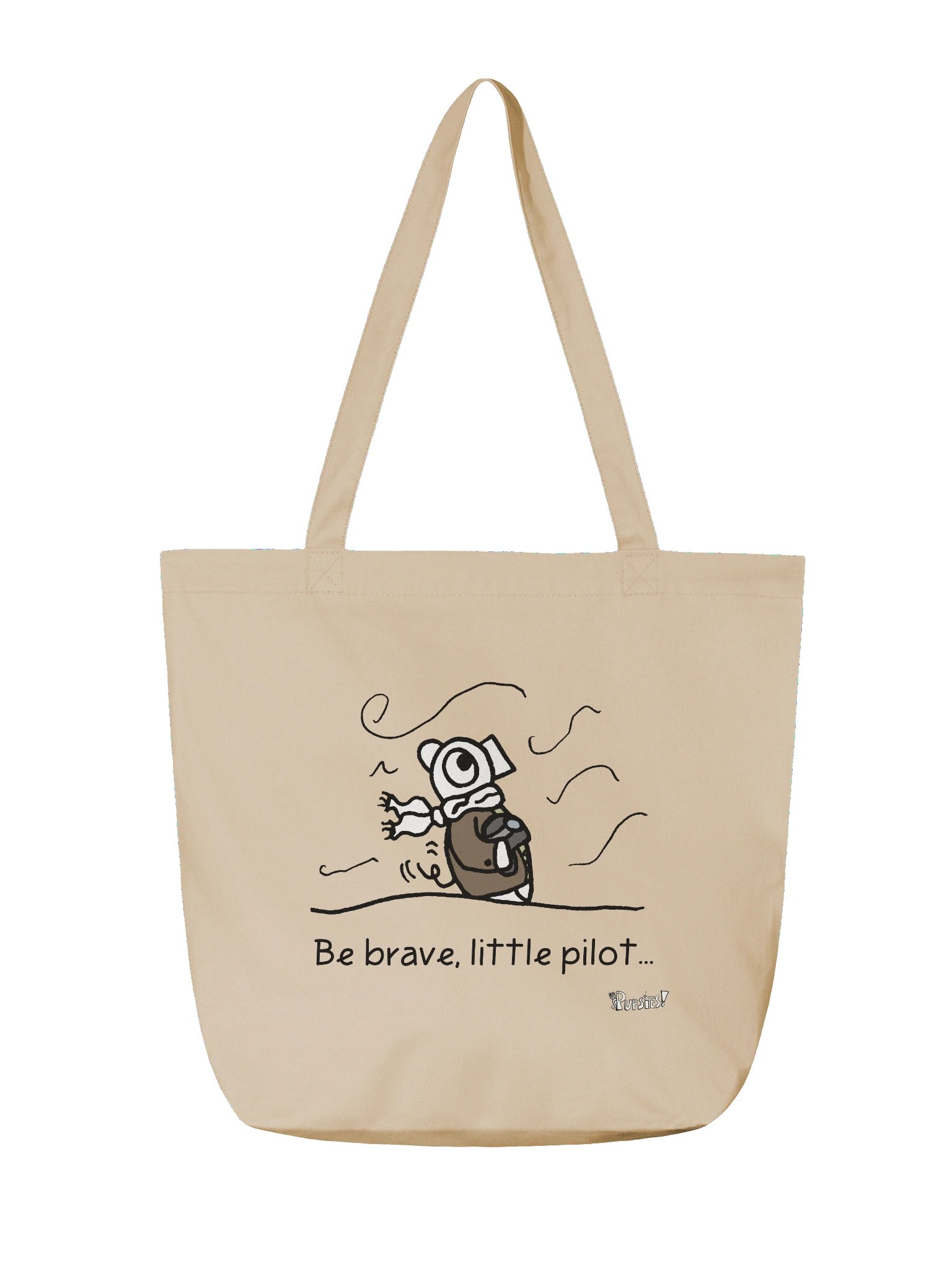 'Be brave, little pilot' Tote Bag - Pupsies! product image (2)