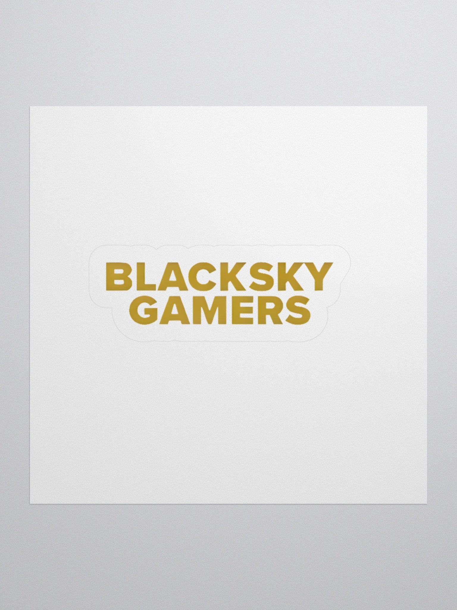 Gilded BlackSkyGamers Kiss Cut Stickers product image (1)