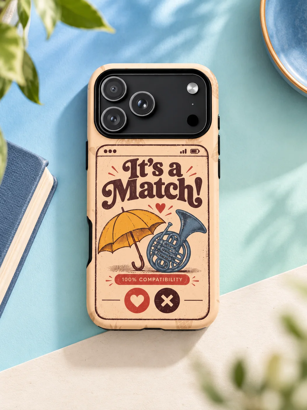 It's a Match! French Horn Phone Case product image (1)
