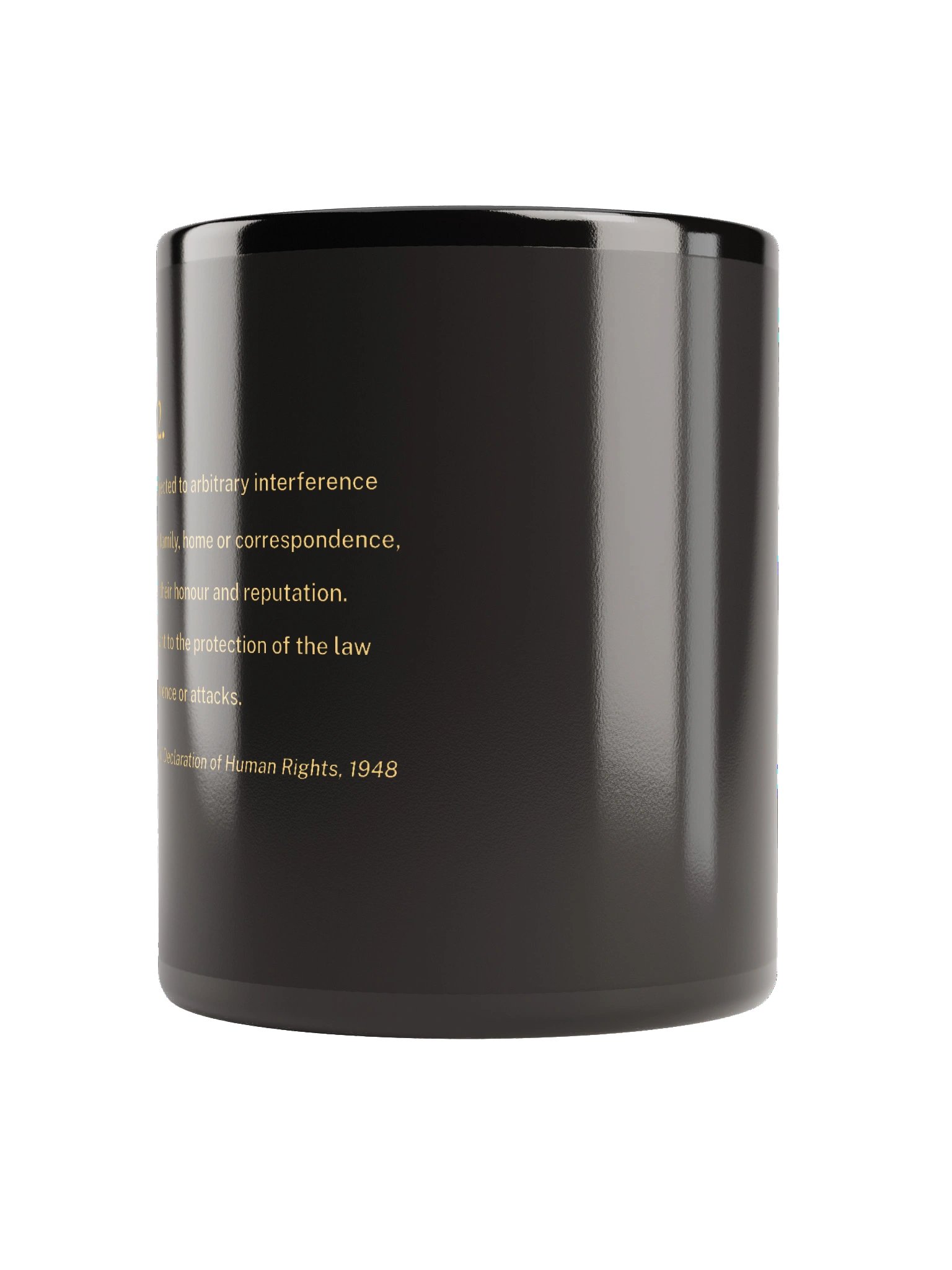 Article 12 - Mug (Black) product image (6)