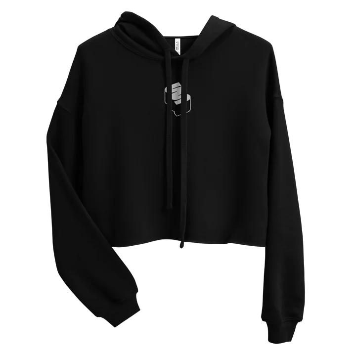 Women's Crop Hoodie (Black) product image (1)