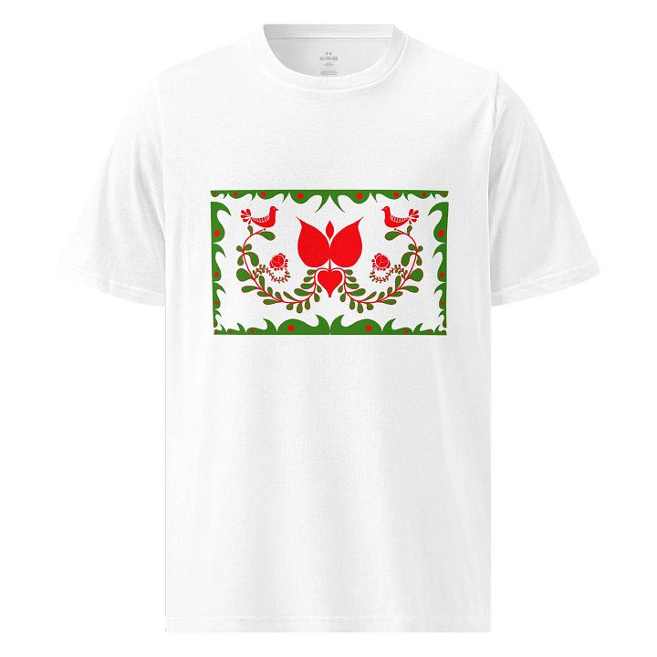 Traditional Hungarian Folk Art Athletic T-Shirt product image (1)