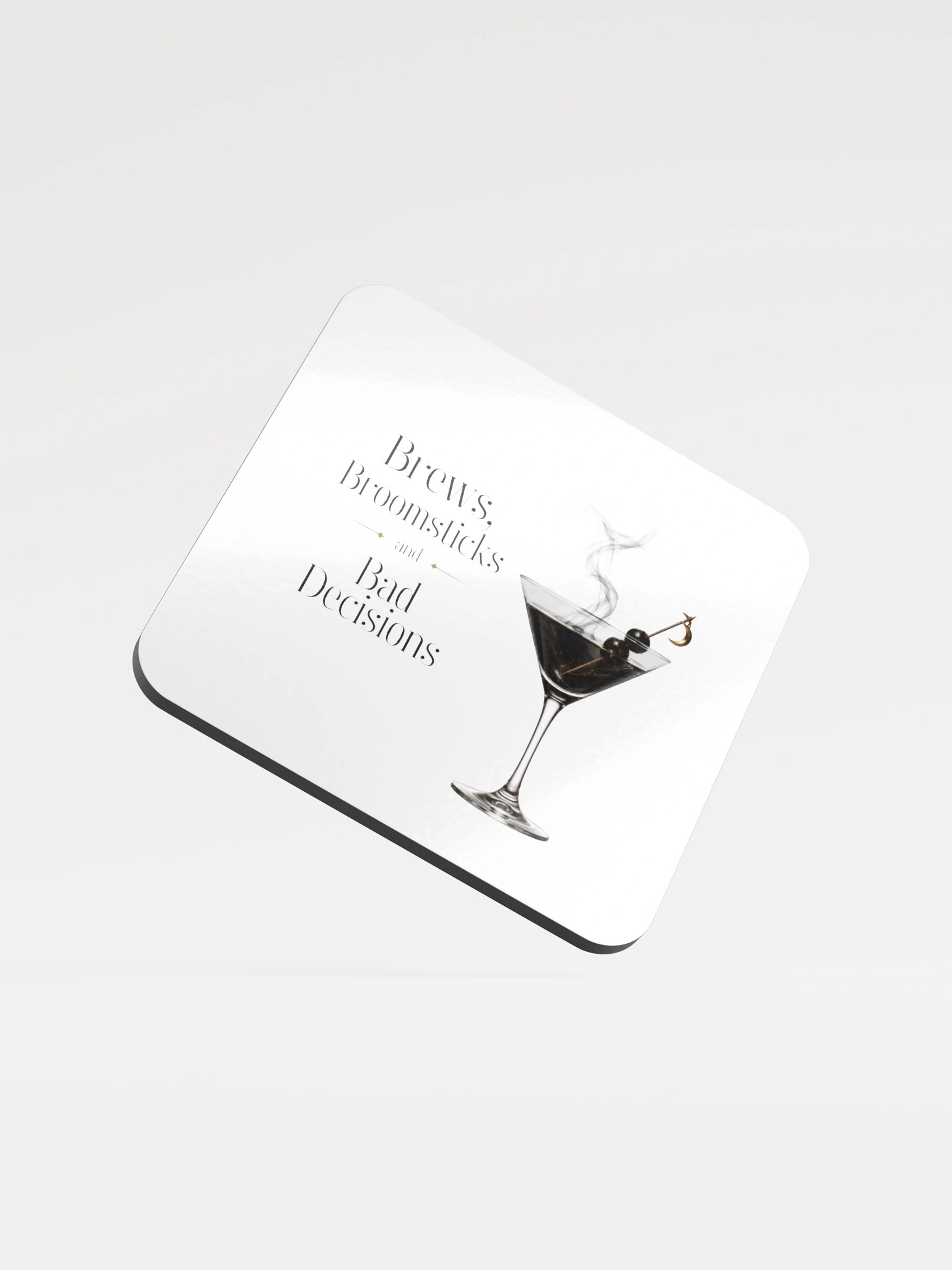 Brews, Broomsticks & Bad Decisions Coaster product image (1)