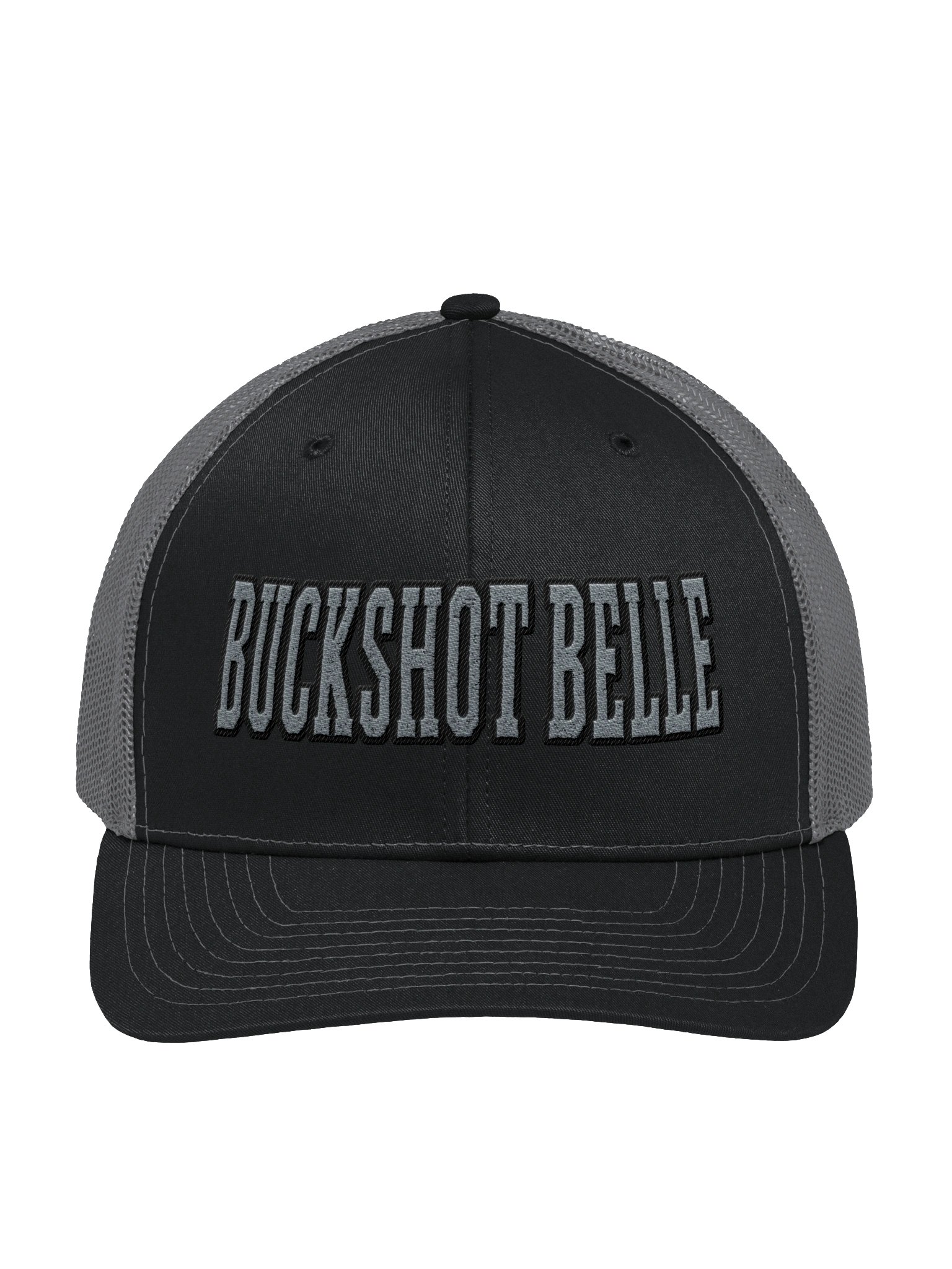 Buckshot Belle Grey Trucker Hat product image (4)