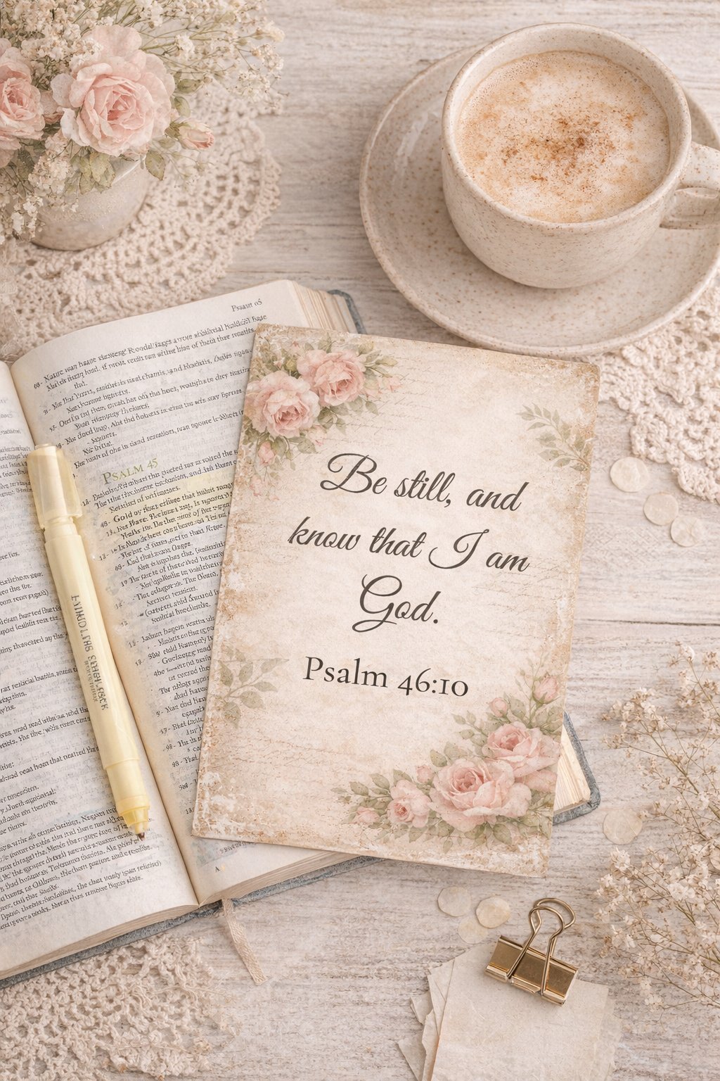 Shabby Chic Prayer Cards, Blush Sage Dusty Blue Printable Scripture Cards, Christian Encouragement Cards, 4x6 Bible Verse Wall Art product image (2)