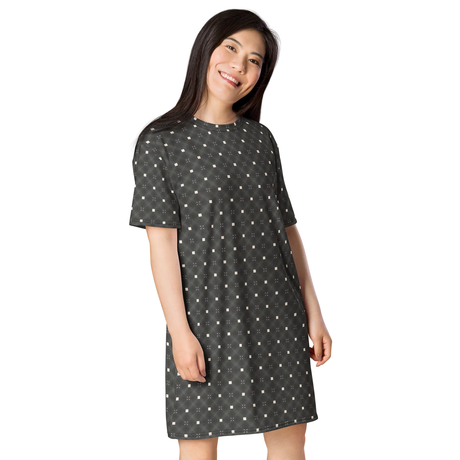 Signature Ink All-Over Print T-Shirt Dress product image (8)