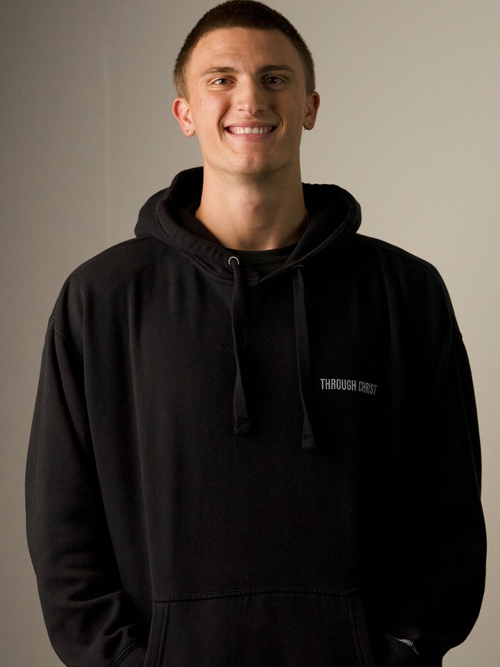 Through Christ Embroidered Hoodie product image (1)