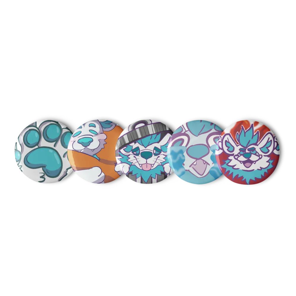 BD is Sleepy Pin Buttons Set product image (1)