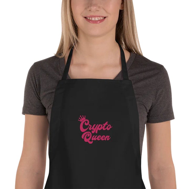 Crowned Crypto Queen Apron product image (1)