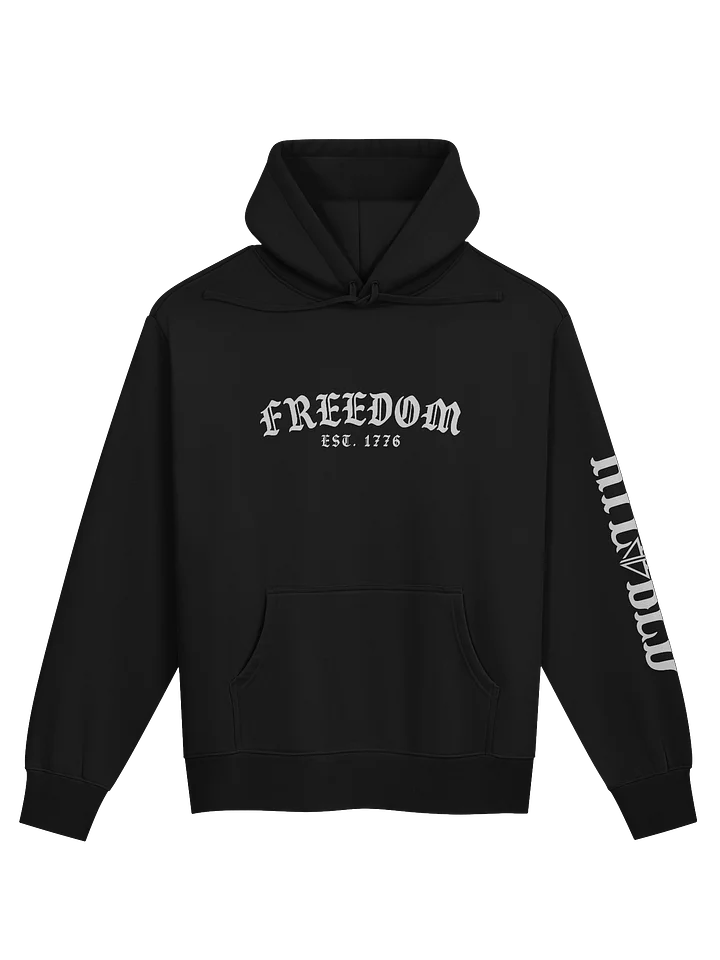 1776 HOODIE (WHITE LOGO) product image (1)