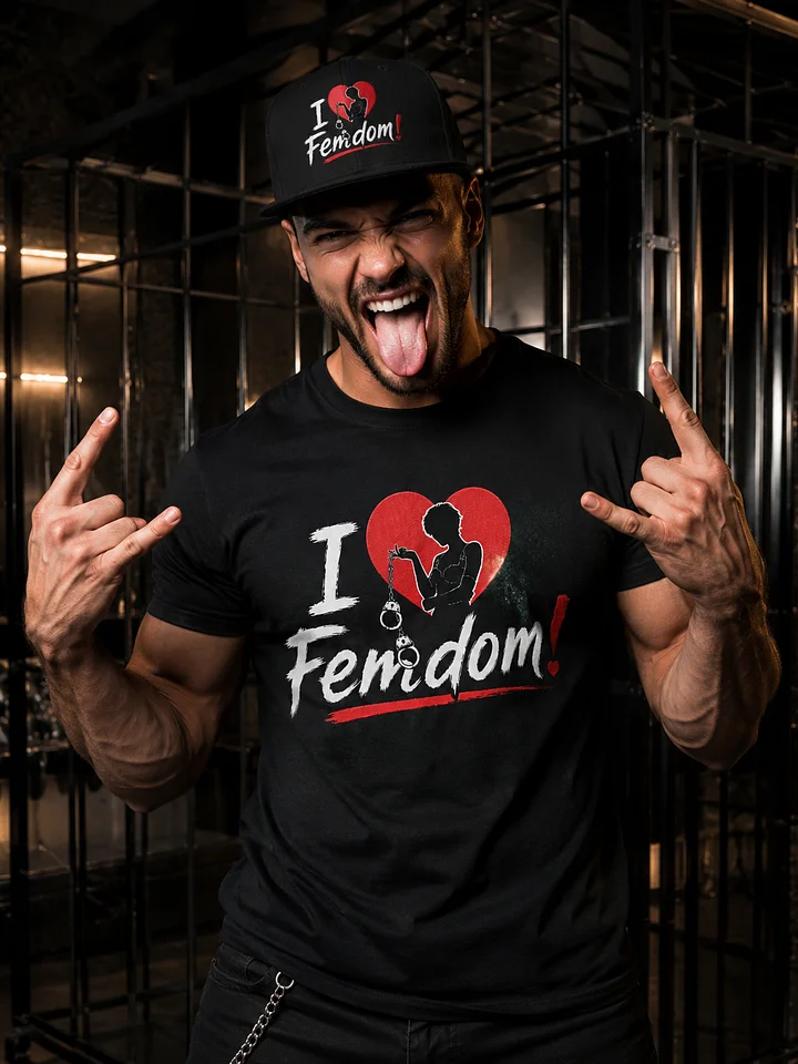 I Love Femdom! – Gothic Heart Sticker Design product image (1)