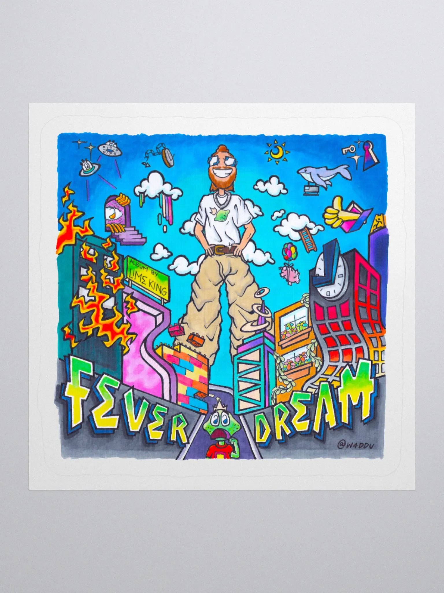 Fever Dream Cover Sticker product image (1)
