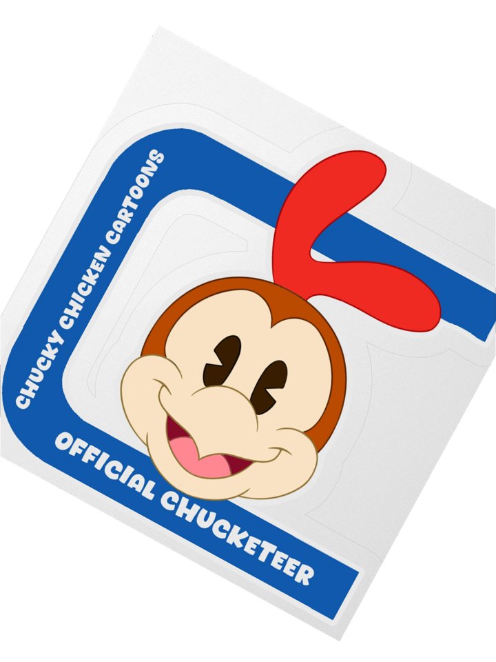 Chucky Chicken Official Chucketeer Kiss Cut Sticker product image (4)