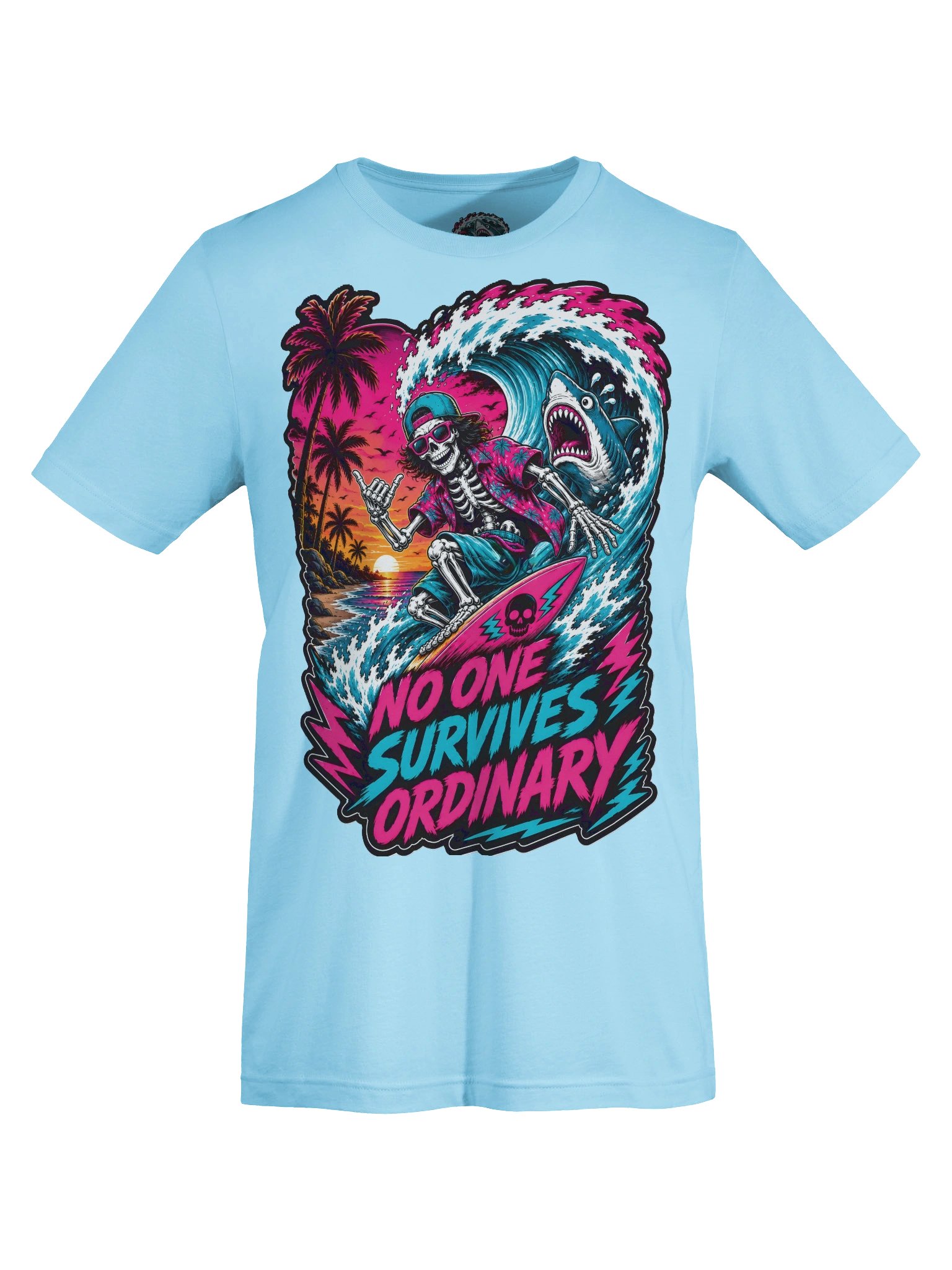 Surf Crew Big Surf Crew Skeleton T-Shirt product image (5)