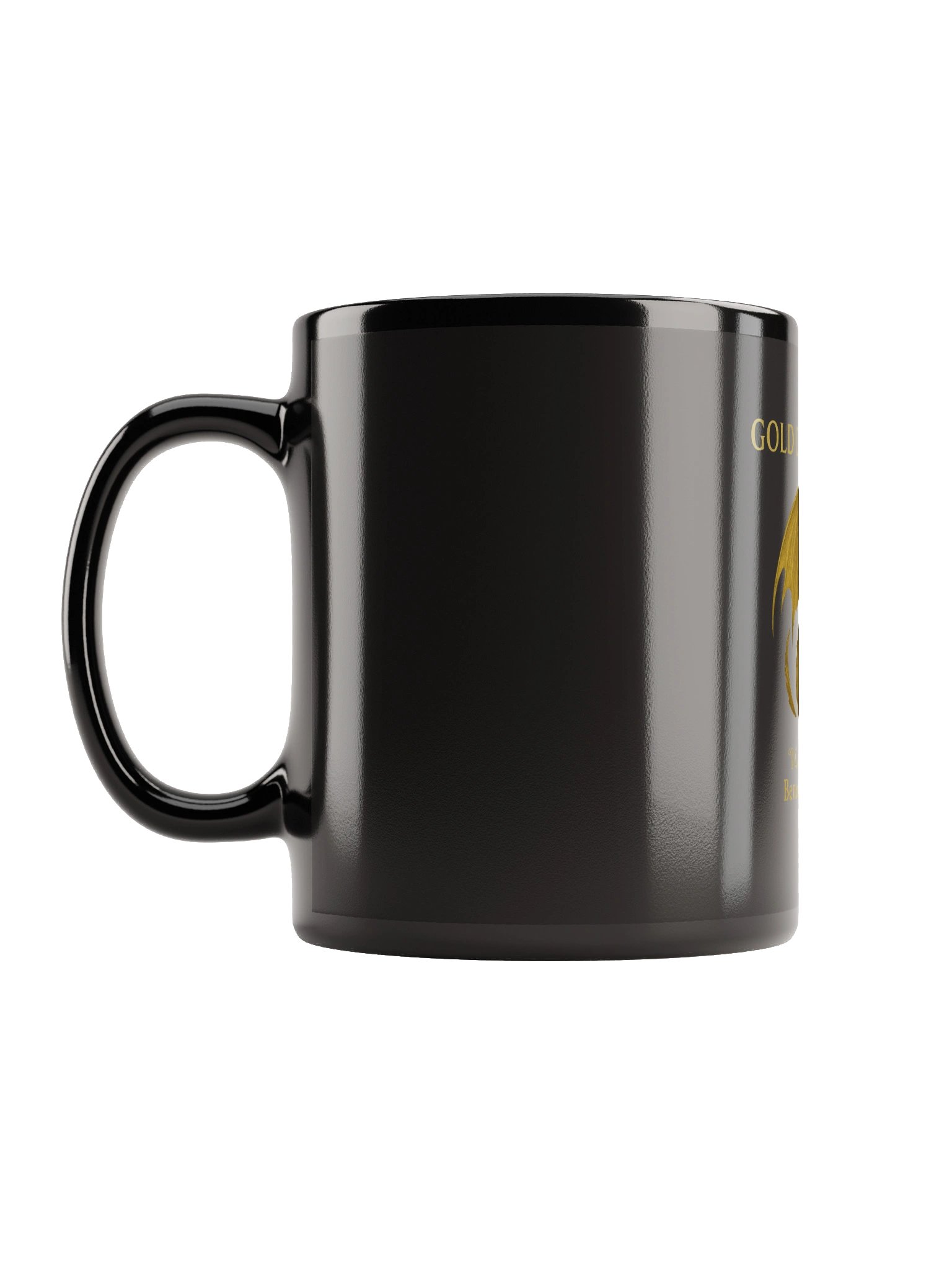 ☕ Gold Dragon Glossy Black Mug – Drink Like Royalty ☕ product image (3)