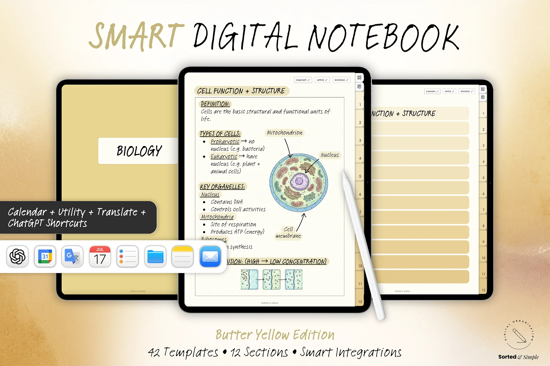 Smart Digital Notebook - Butter Yellow product image (1)