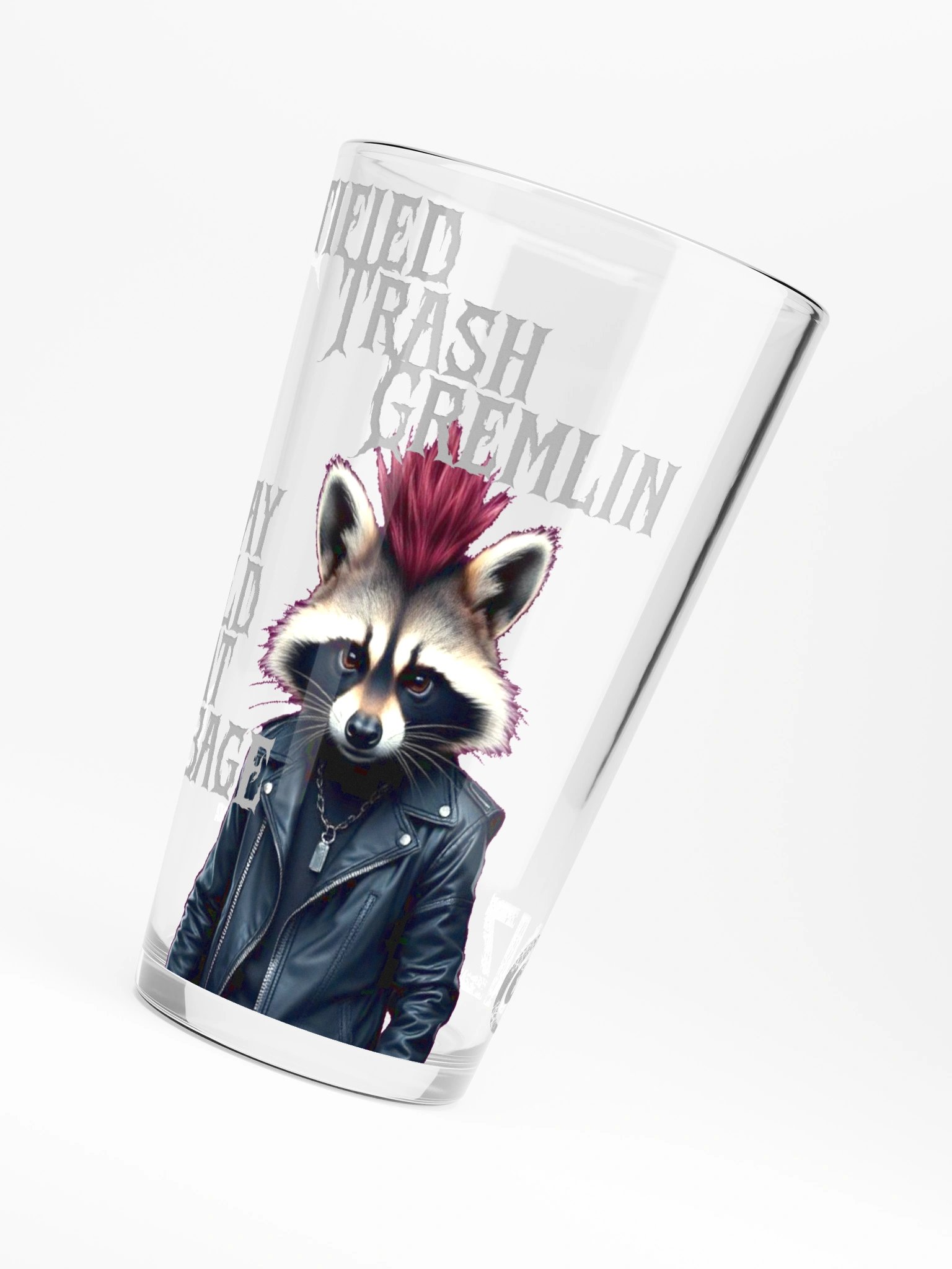 Trash Racoon Glass product image (6)