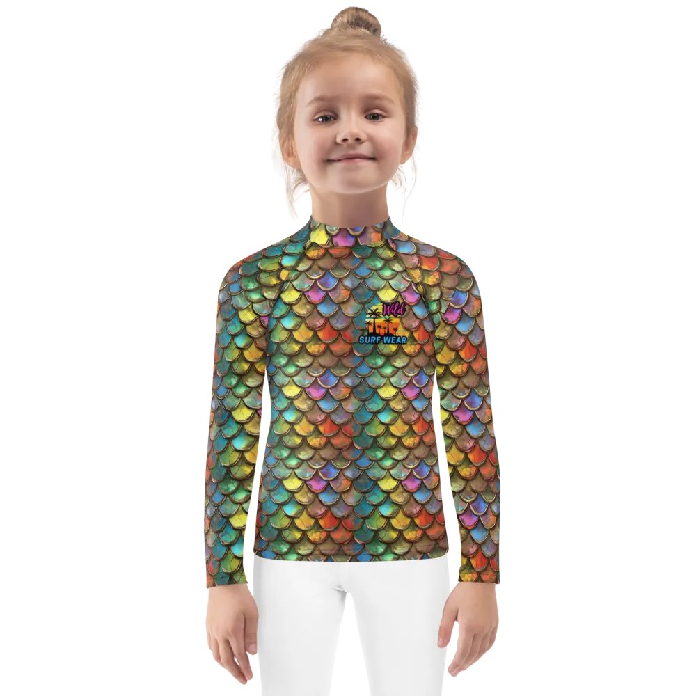 Wild Dragon Scale Kids Rash Guard #2 product image (3)