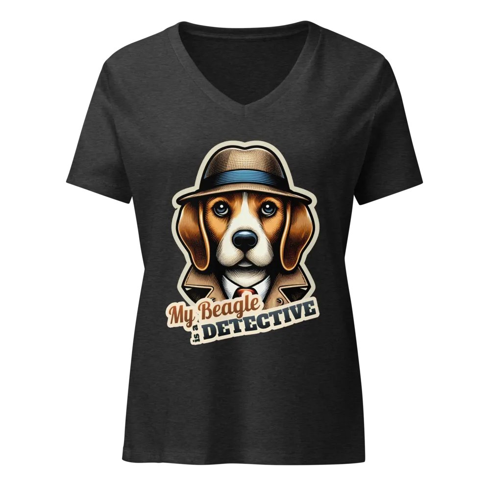 Beagle Detective - V-neck product image (1)