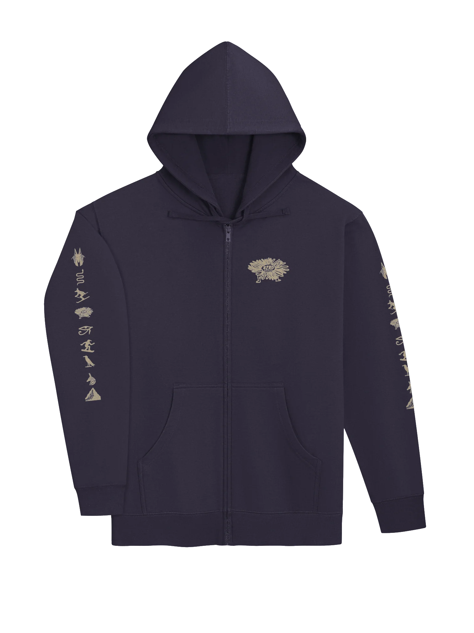 Hieroglyphs zip up product image (3)