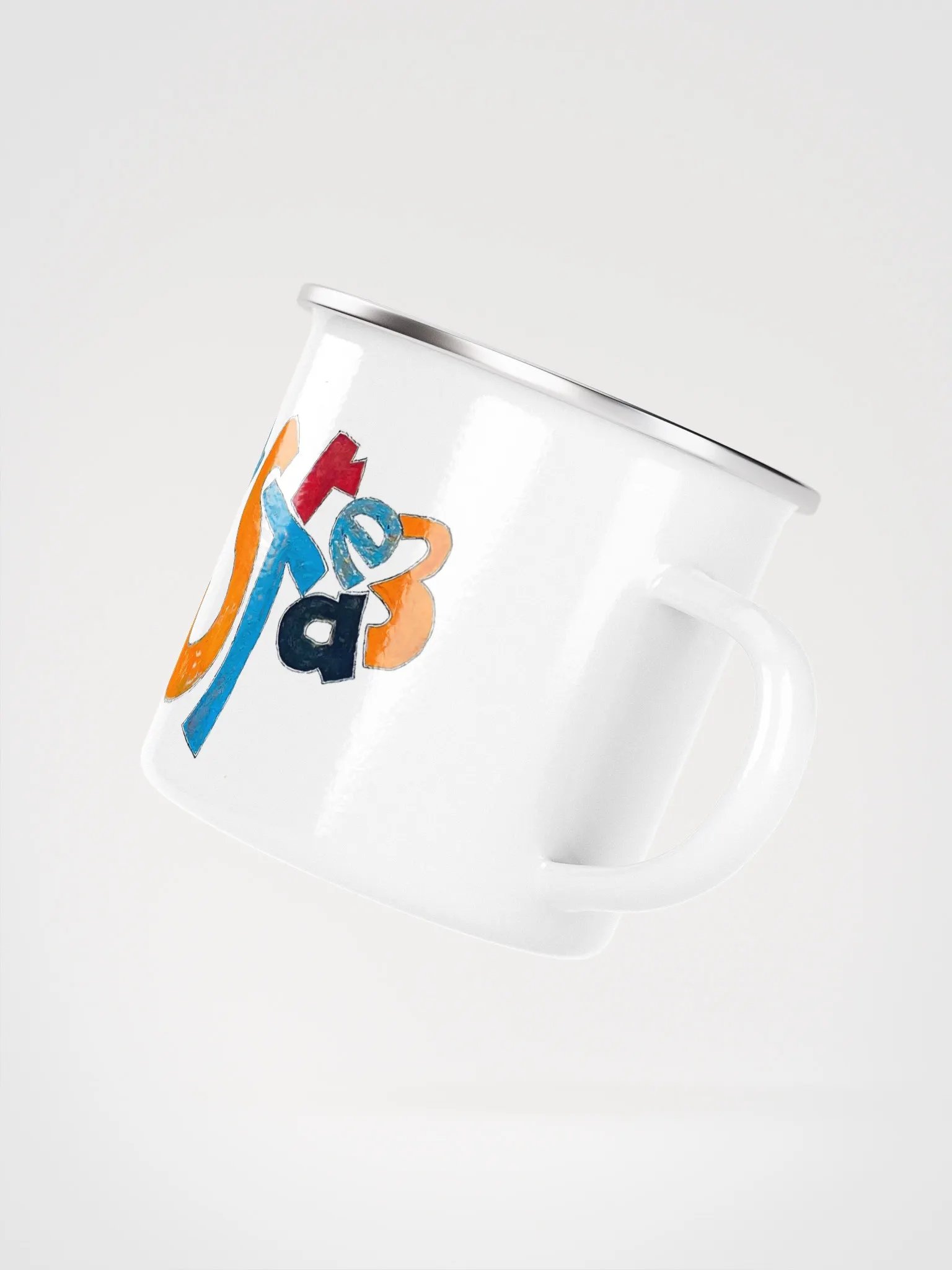 Gently Down the Stream Enamel Mug product image (4)