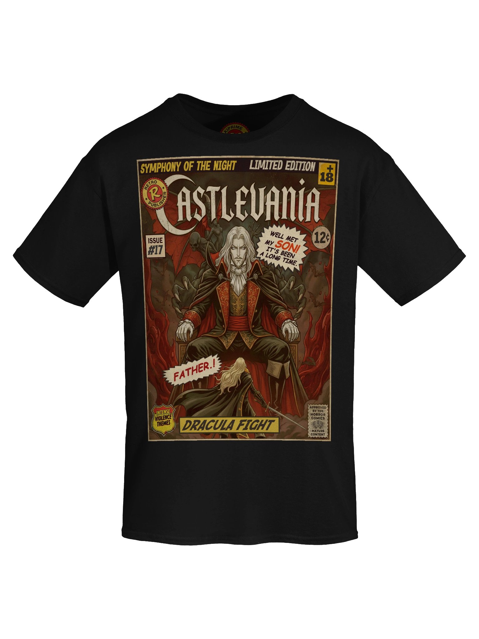 Castlevania: Symphony of the Night Comic Art T-Shirt product image (5)