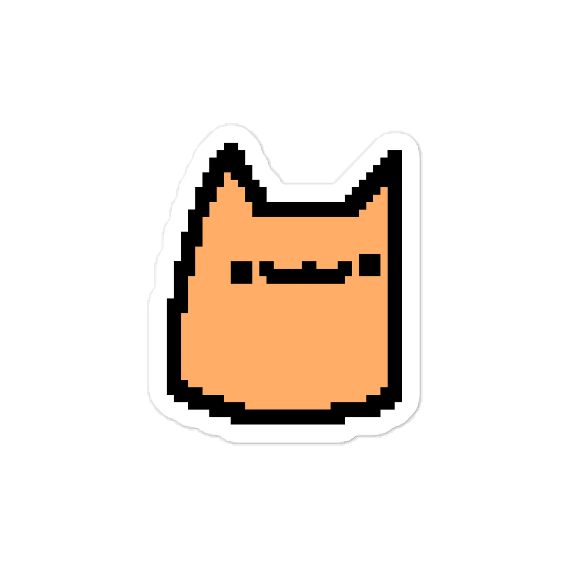 Orange Cat Sticker (Kiss-Cut) product image (1)