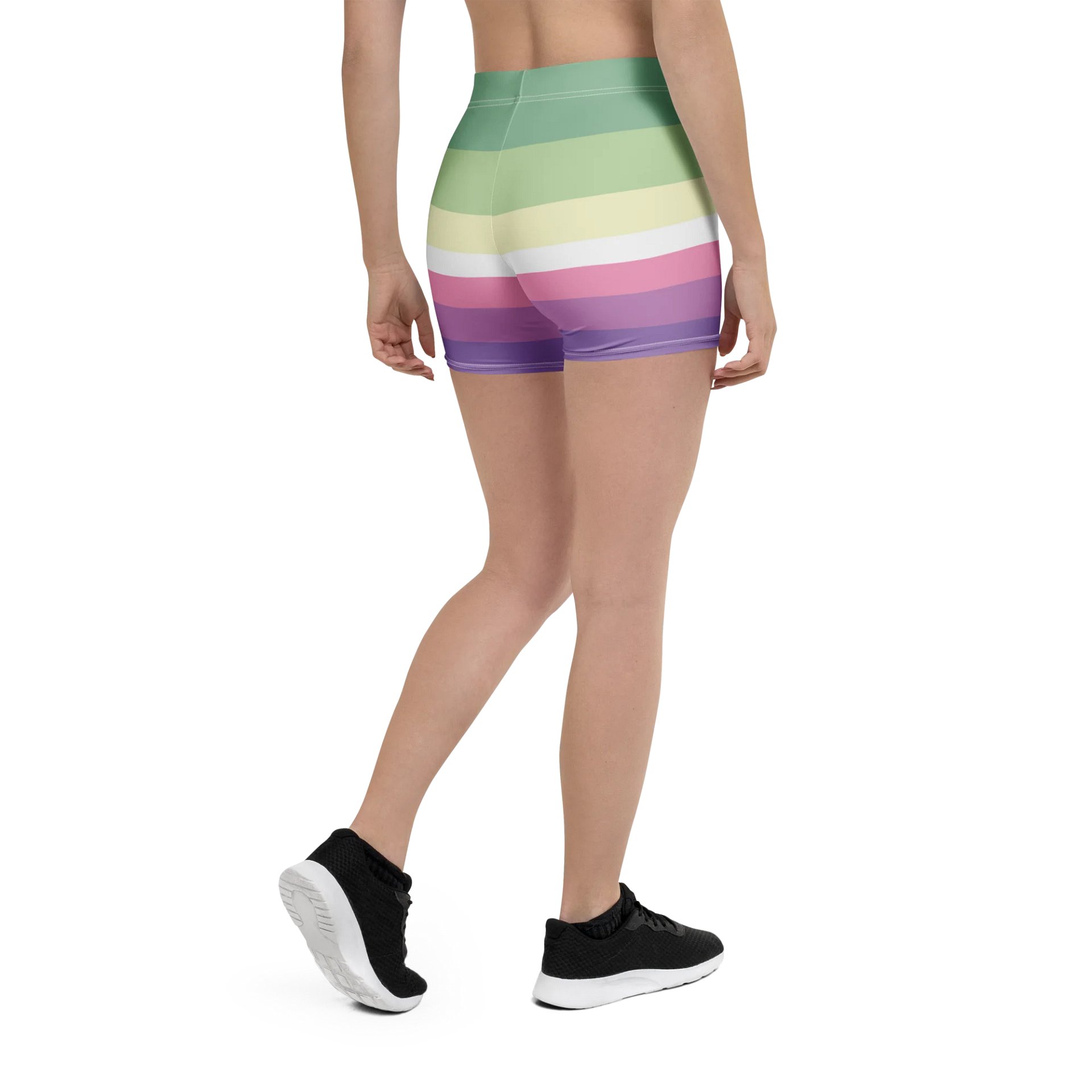 Genderfae Pride Flag Bike Shorts product image (2)