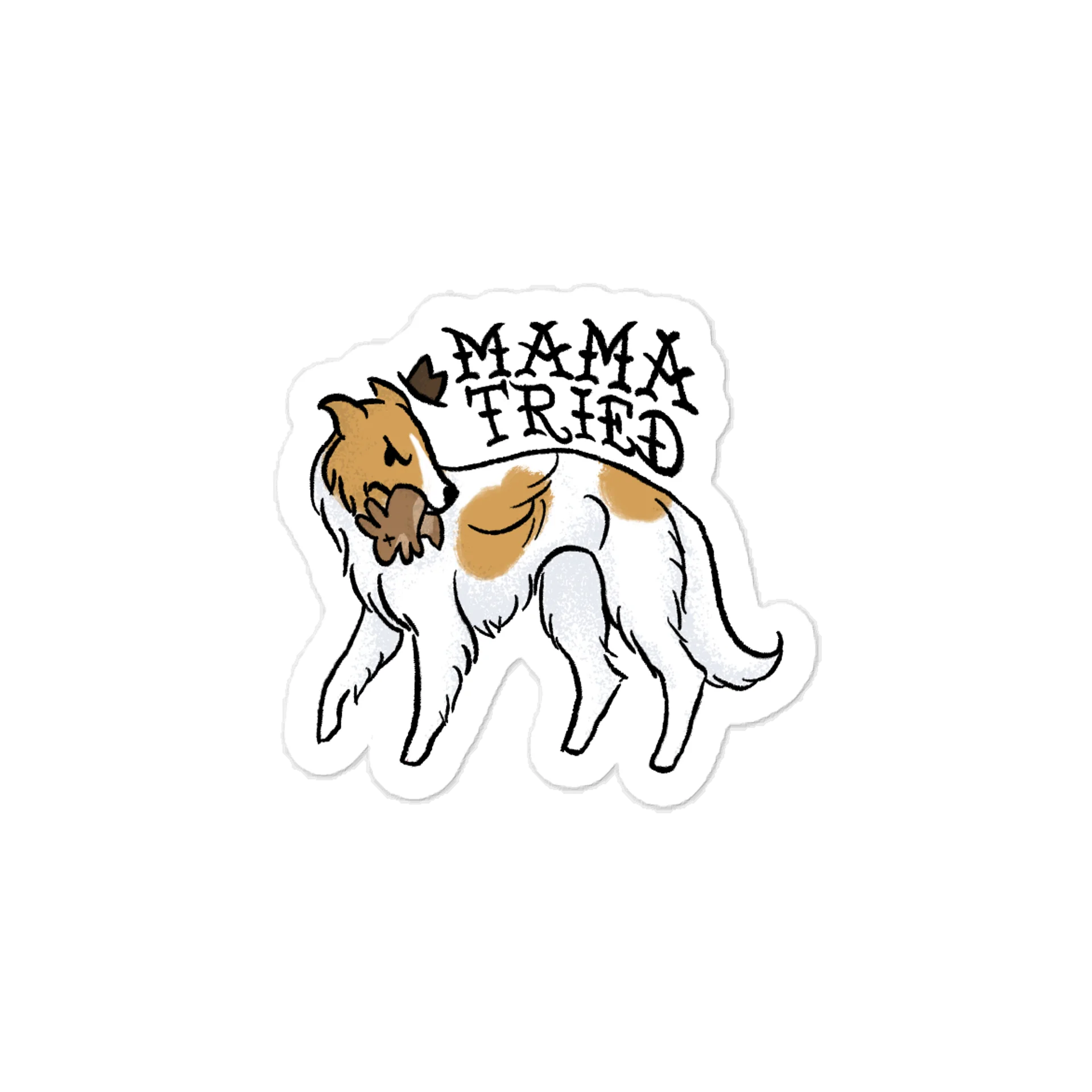Mama Tried Sticker - Spotted Red product image (1)