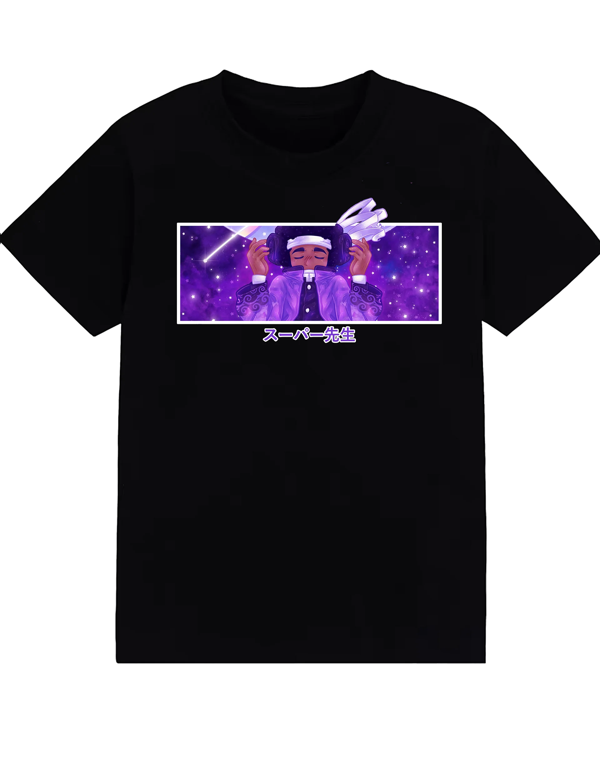 Black SupaSensei Galaxy T-Shirt product image (1)