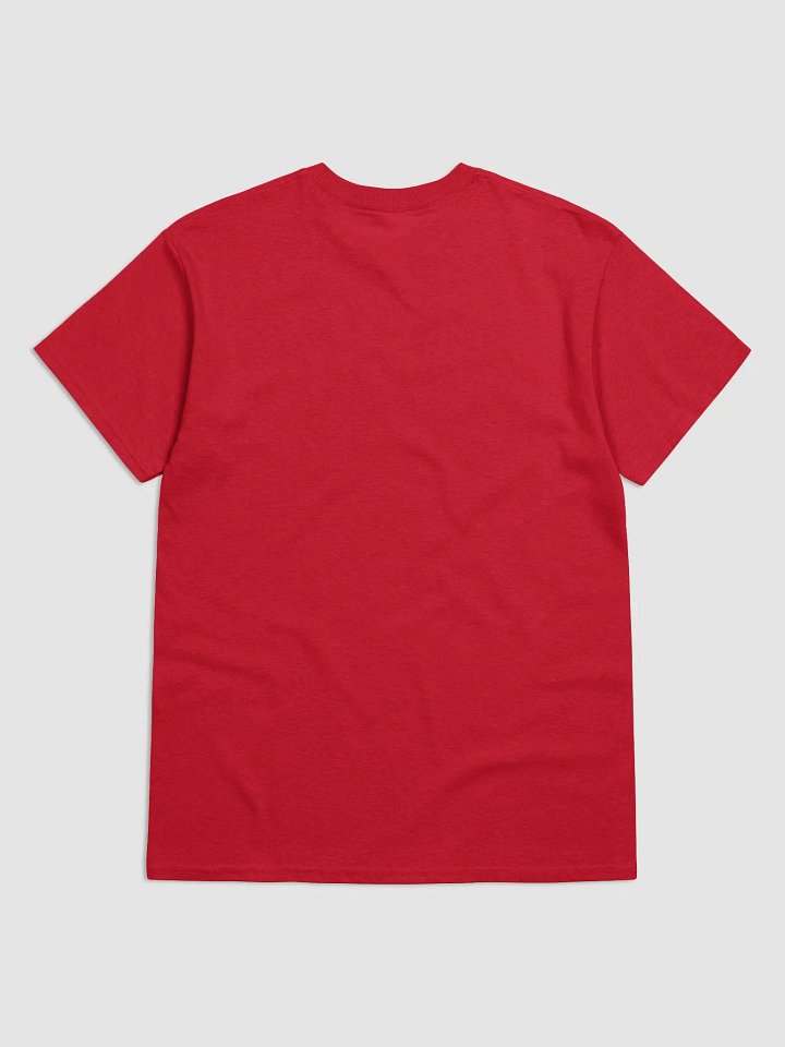 Isle of Man/Mannin Scholastic style Ogham red printed T-shirt product image (2)