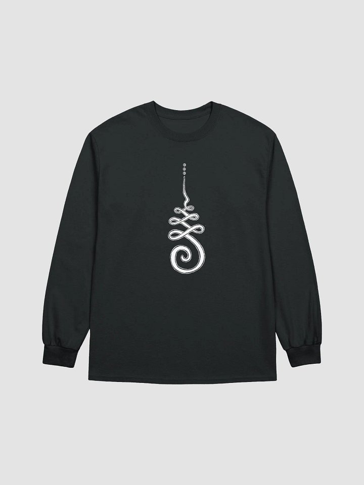 Stay on the Path Long-sleeve T-shirt - white print product image (6)