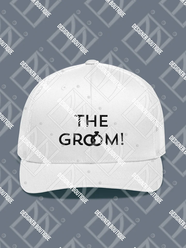 The Groom Retro Trucker Hat product image (1)