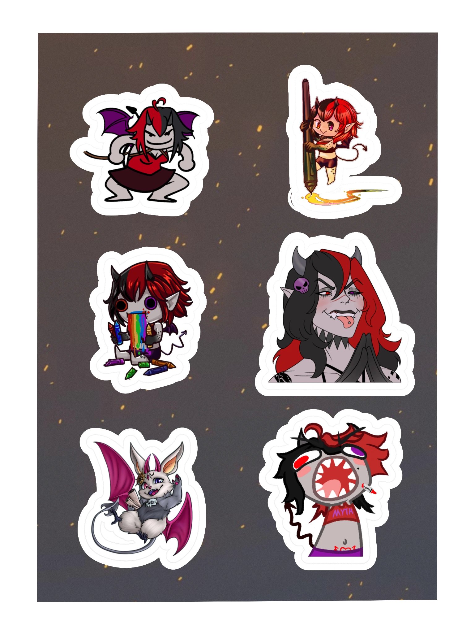 Maz sticker sheet product image (3)
