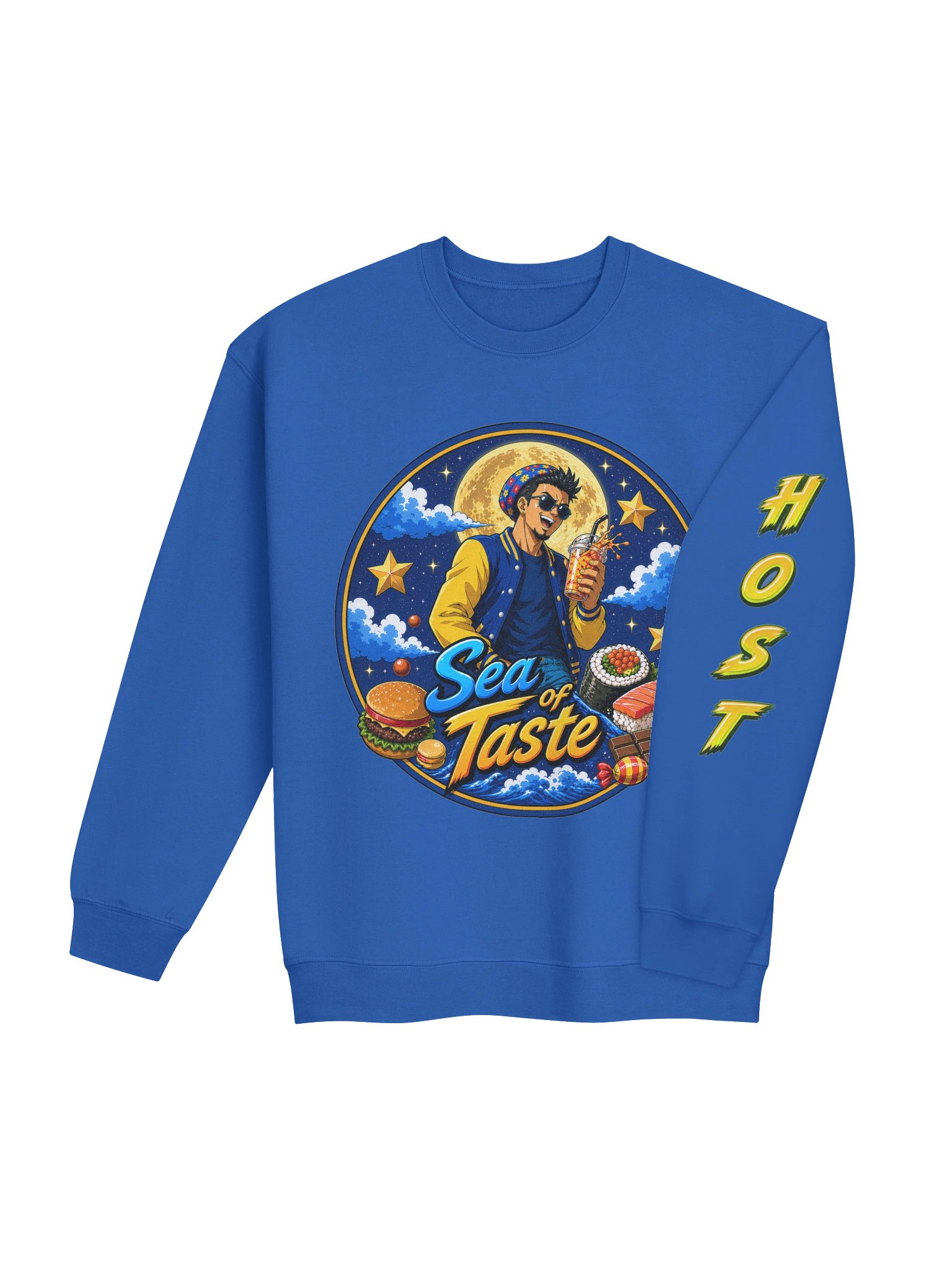 Sea of Taste | Moon Badge Crewneck product image (4)