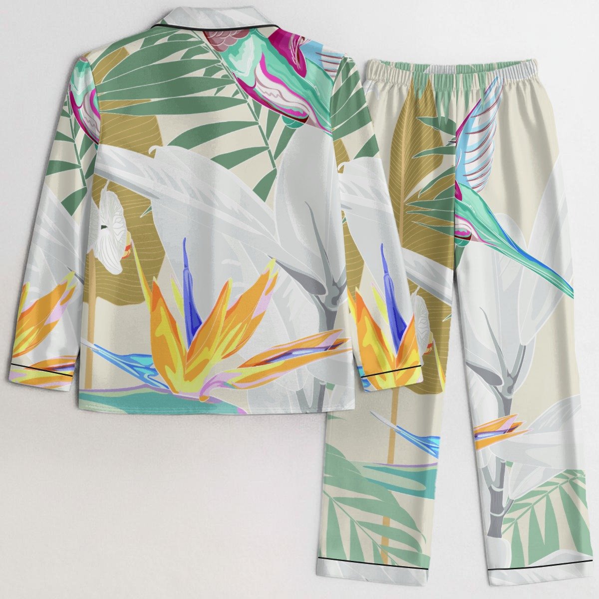 Tropical Paradise Satin Pajama Set product image (2)