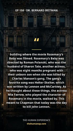 A string of coincidences convinced a man to pull the trigger.

Dr. Bernard Beitman — psychiatrist and author of Connecting wi...