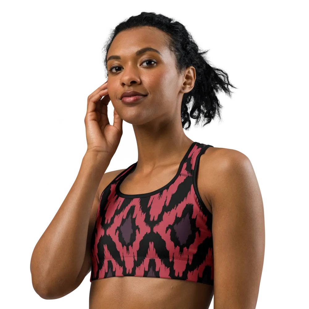 Bold Aztec Pattern Sports Bra product image (2)