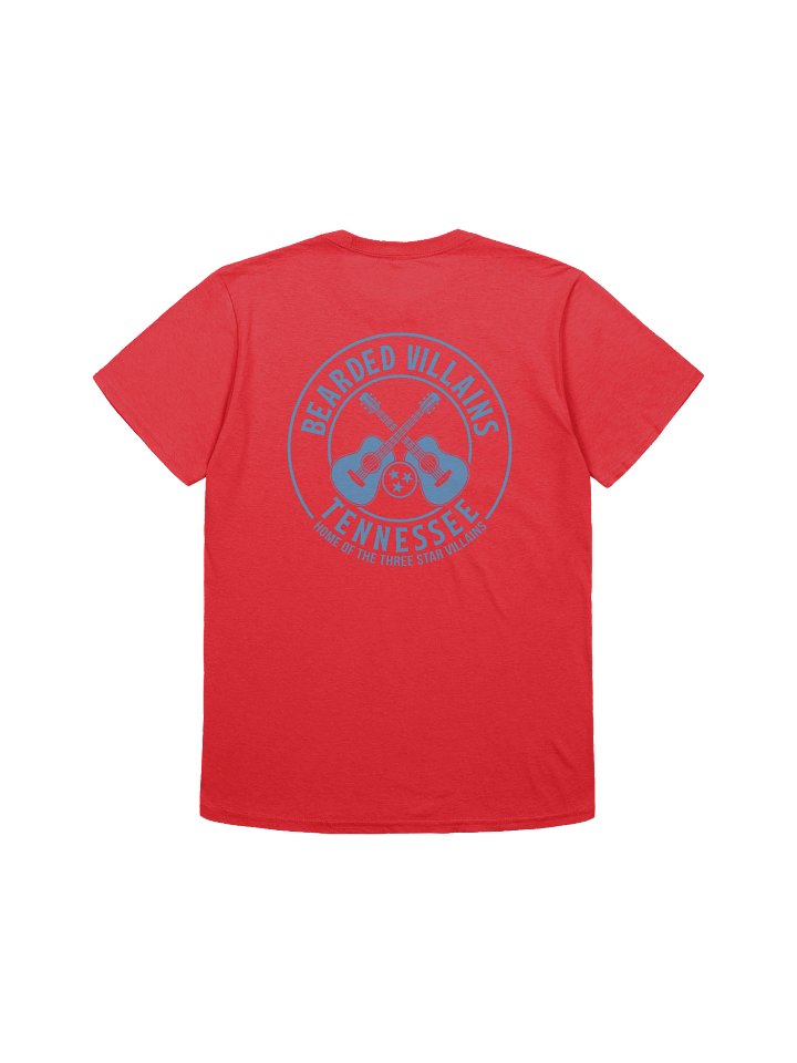 TSV Bearded Villains Tennessee Titans Red T-Shirt | Titans Logo Design | Brotherhood & Southern Pride Tee product image (2)