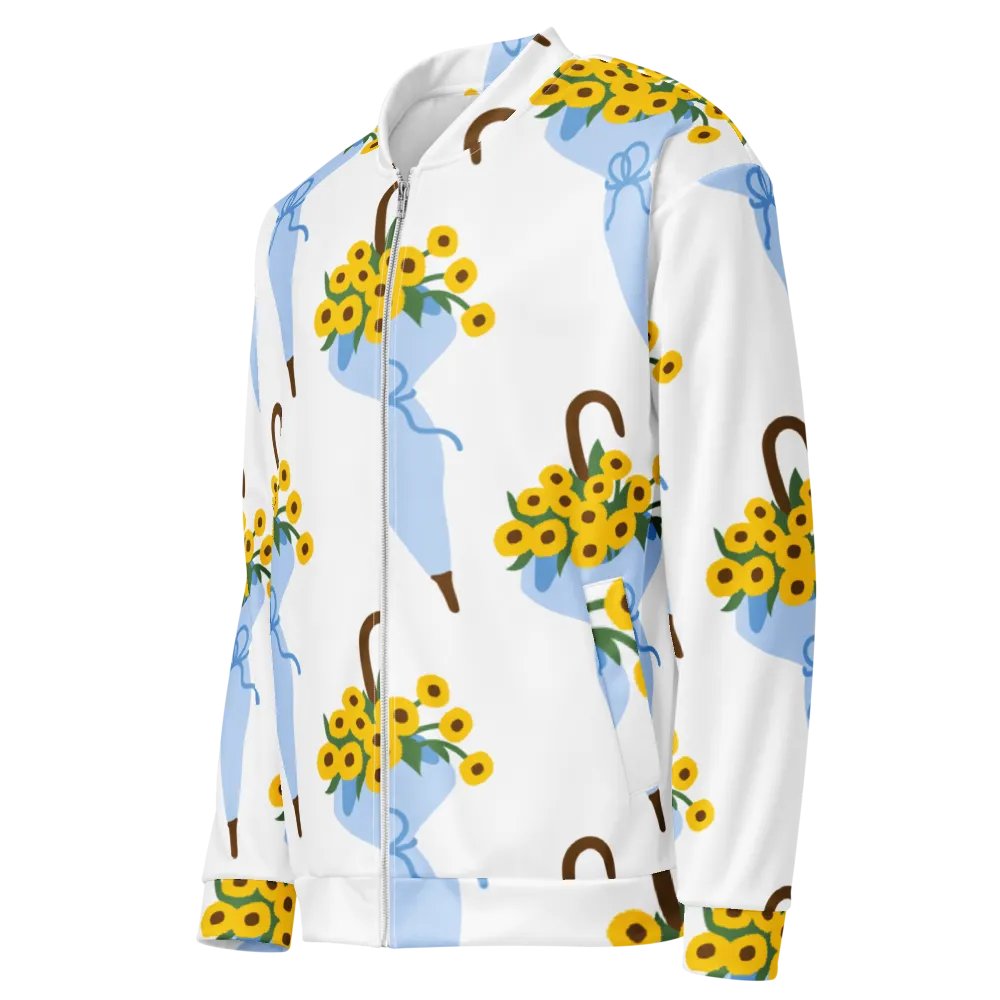 Sunflower Breeze Bomber Jacket product image (5)