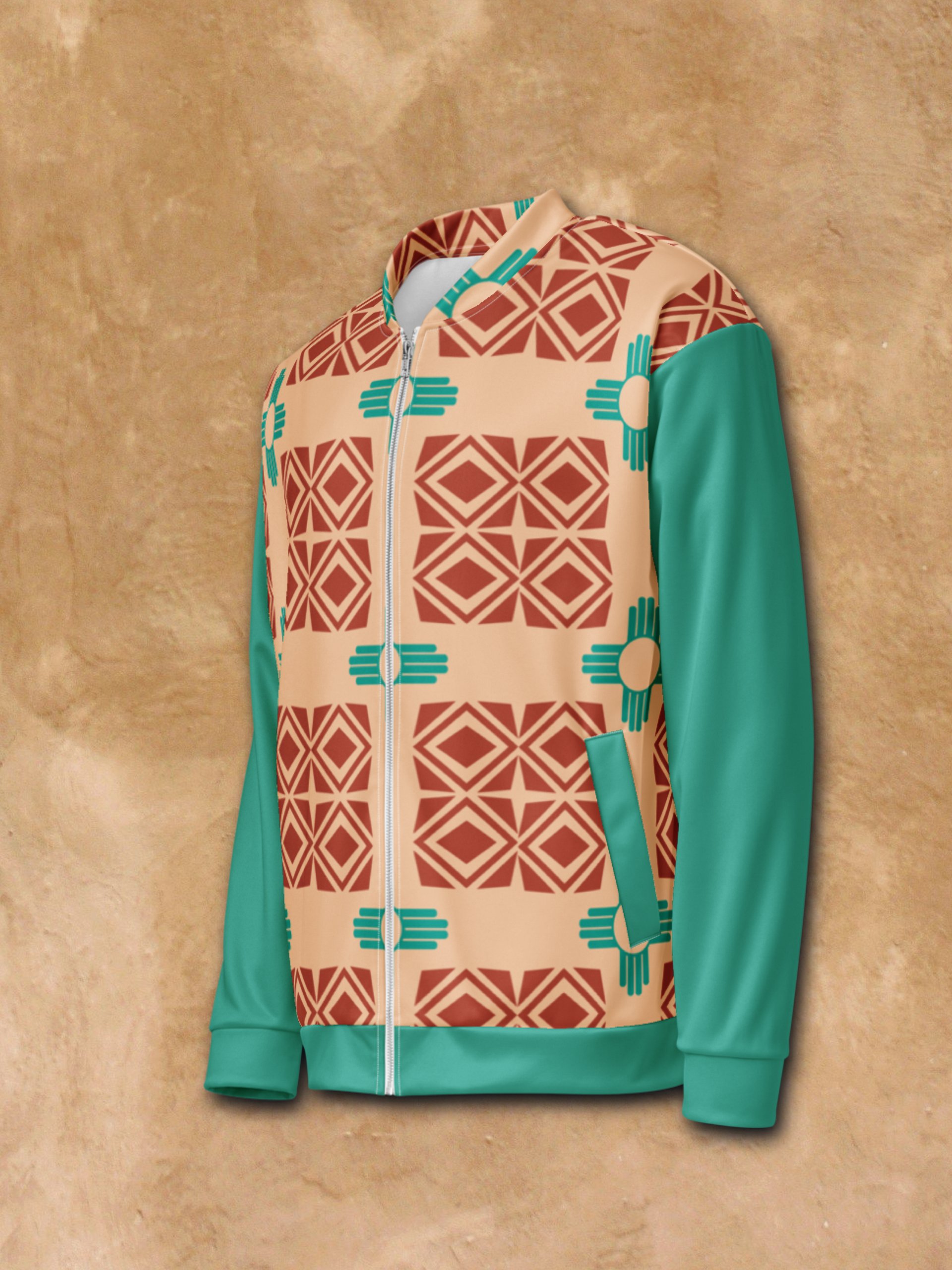 New Mexico Zia Symbol Bomber Jacket product image (3)
